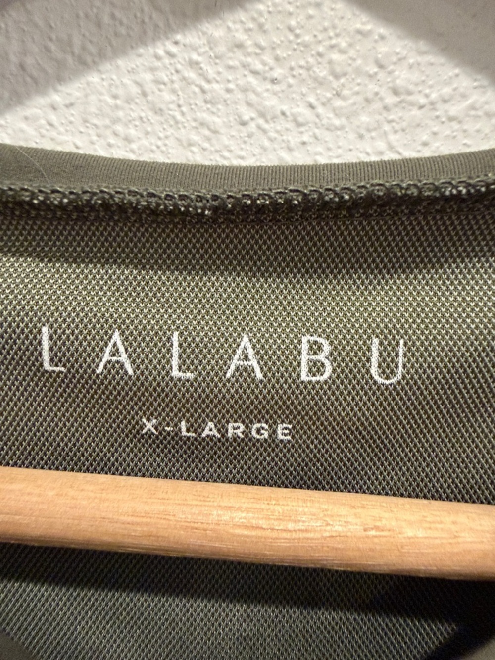 LALABU Olive Short Sleeve V-Neck Pocket Tee - Picture 2 of 6